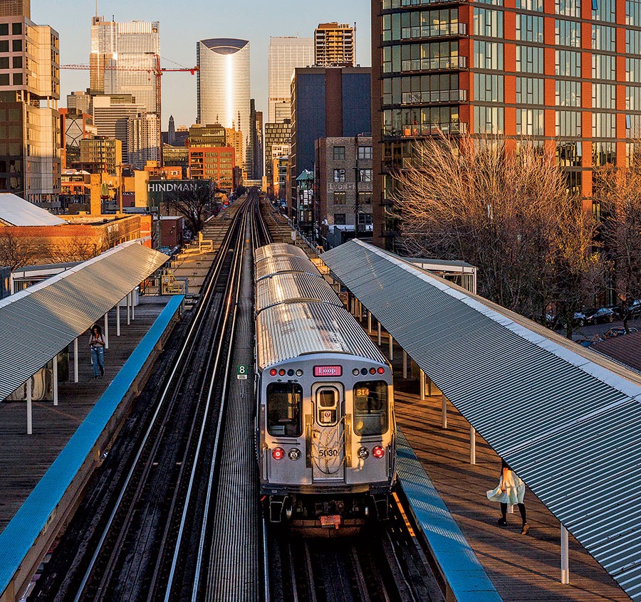 The beautiful El train