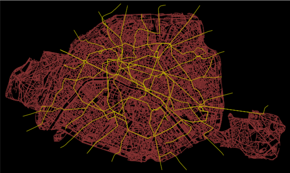 Overlayed Model of Paris